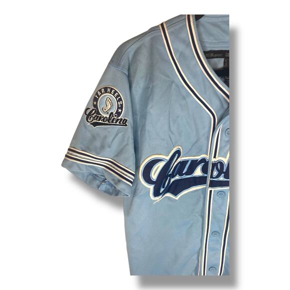 North Carolina Tar Heels Baseball Jersey Women’s Size Large Colosseum UNC - Picture 3 of 6